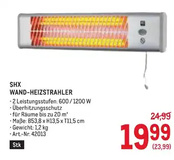 Metro Shx wand-heizstrahler Angebot