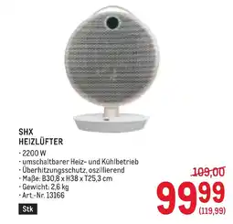 Metro Shx heizlüfter Angebot