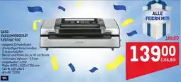 Metro Caso vakuumiergerät fastvac 500 Angebot