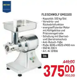 Metro Fleischwolf gmg1100 Angebot