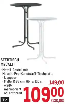 Metro Stehtisch mecalit Angebot