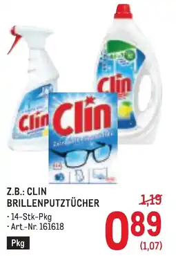 Metro Z.b.: clin brillenputztücher Angebot