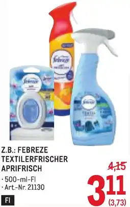 Metro Z.b.: febreze textilerfrischer aprifrisch Angebot