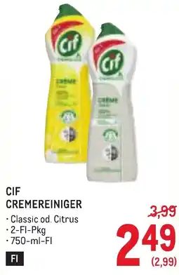 Metro Cif cremereiniger Angebot