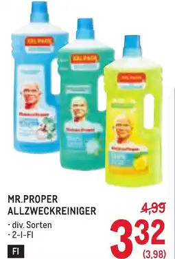Metro Mr.proper allzweckreiniger Angebot