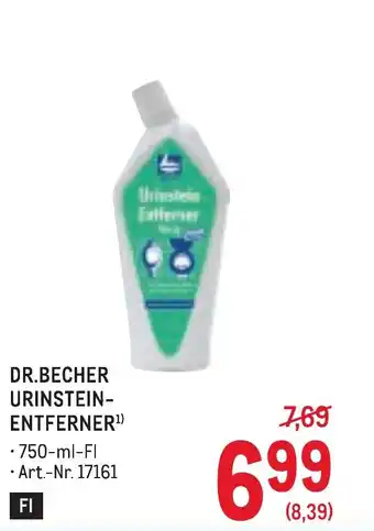 Metro Dr.becher urinstein- entferner Angebot