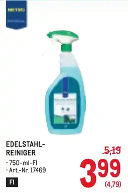 Metro Edelstahl- reiniger Angebot