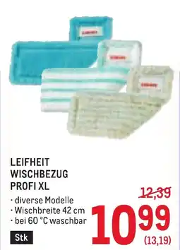 Metro Leifheit wischbezug profi xl Angebot