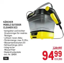 Metro Kärcher mobile outdoor cleaner oc3 Angebot