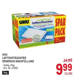 Metro Uhu luftentfeuchter sparpack nachfüllung Angebot