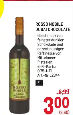 Metro Rosso nobile dubai chocolate all Angebot