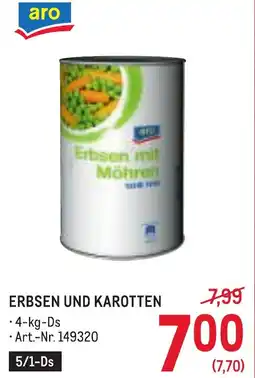 Metro ERBSEN UND KAROTTEN Angebot