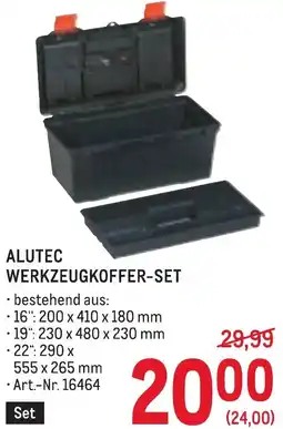 Metro Alutec werkzeugkoffer-set Angebot