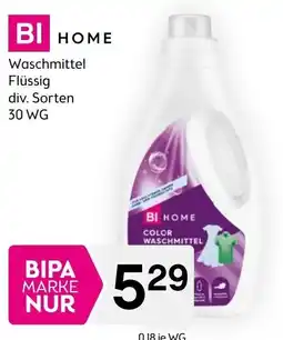 Bipa Waschmittel Flüssig div. Sorten Angebot