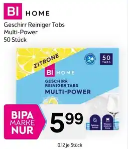 Bipa Geschirr Reiniger Tabs Multi-Power Angebot