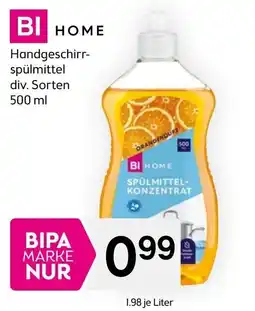 Bipa Handgeschirr- spülmittel div. Sorten Angebot