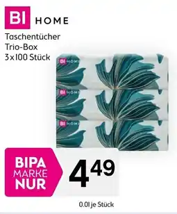 Bipa Taschentüche Trio-Box Angebot