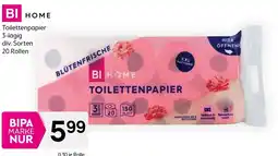 Bipa Toilettenpapier 3-lagig div. Sorten Angebot