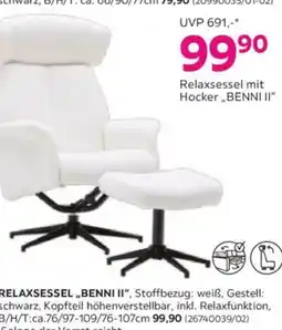 Mömax Relaxsessel mit Hocker BENNI II Angebot