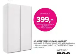 Mömax Schwebetürenschrank quadra Angebot