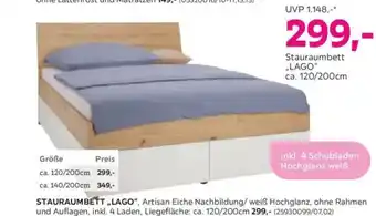 Mömax Stauraumbett Angebot