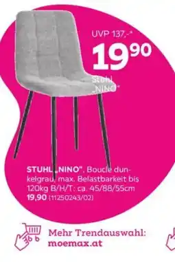 Mömax STUHL NINO Angebot