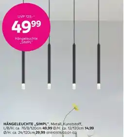 Mömax Hängeleuchte simpl Angebot