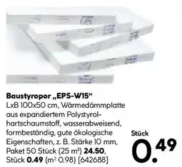 Hellweg Baustyropor EPS-W15 Angebot