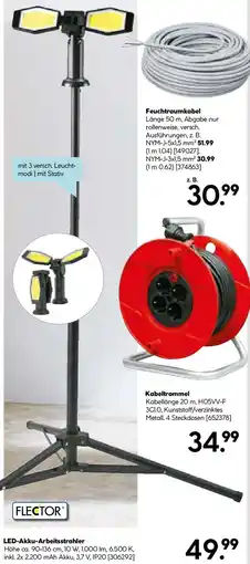 Hellweg Flector LED-Akku-Arbeitsstrahler mit Stativ Angebot