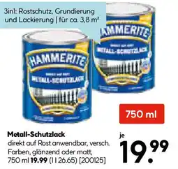 Hellweg Hammerite Metallschutzlack hellgrau Angebot