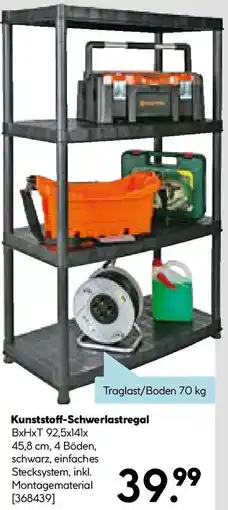 Hellweg Kunststoff-Schwerlastregal Angebot