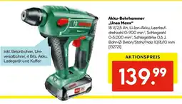 Hellweg Bosch Akku-Bohrhammer Uneo Maxx 1 Akku Angebot