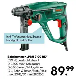 Hellweg Bosch Bohrhammer PBH 2100 RE Angebot