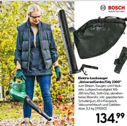 Hellweg Bosch Elektro-Laubsauger UniversalGardenTidy 2300 Angebot