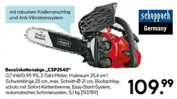 Hellweg Scheppach Benzinkettensäge CSP2540 Angebot