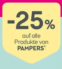 Bipa auf alle Produkte von PAMPERS Angebot