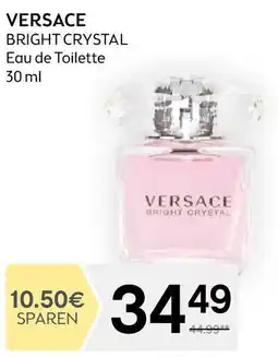 Bipa Versace bright crystal eau de toilette Angebot