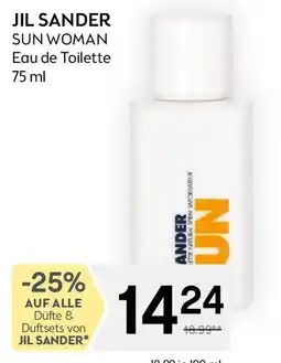 Bipa Jil sander sun woman eau de toilette Angebot