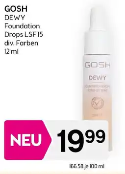Bipa Gosh dewy foundation drops Angebot