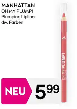 Bipa Manhattan oh my plump! plumping lipliner Angebot