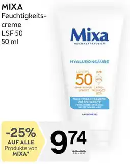 Bipa MIXA Feuchtigkeits- creme Angebot