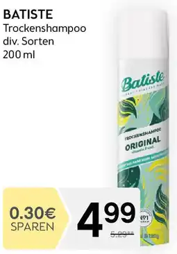 Bipa Batiste Trockenshampoo Angebot