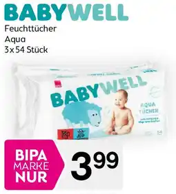 Bipa Babywell Feuchttücher Aqua Angebot