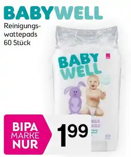 Bipa Babywell Reinigungs- wattepads Angebot