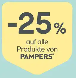 Bipa auf alle Produkte von PAMPERS Angebot
