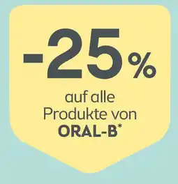 Bipa auf alle Produkte von ORAL-B Angebot