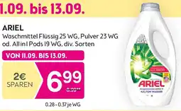 Bipa Ariel Waschmittel Flüssig, Pulver Angebot