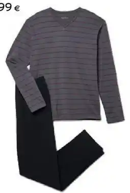 Tchibo Eduscho Herren-Pyjama Mit nachhaltiger Baumwolle Angebot