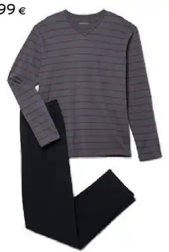 Tchibo Eduscho Herren-Pyjama Mit nachhaltiger Baumwolle Angebot