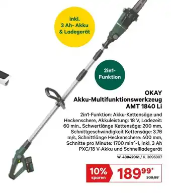 Lagerhaus Akku-Multifunktionswerkzeug AMT 1840 Li Angebot